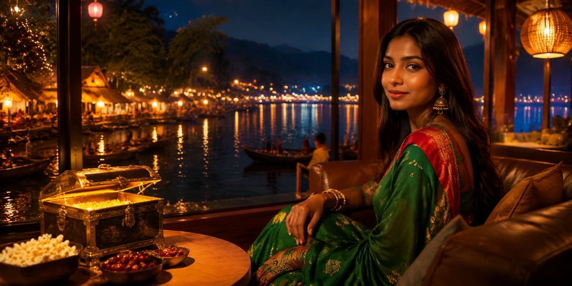 রাঙ্গামাটিতে রাতের বাজারে অনলাইন লটারি গেমিং অভিজ্ঞতার দৃশ্য